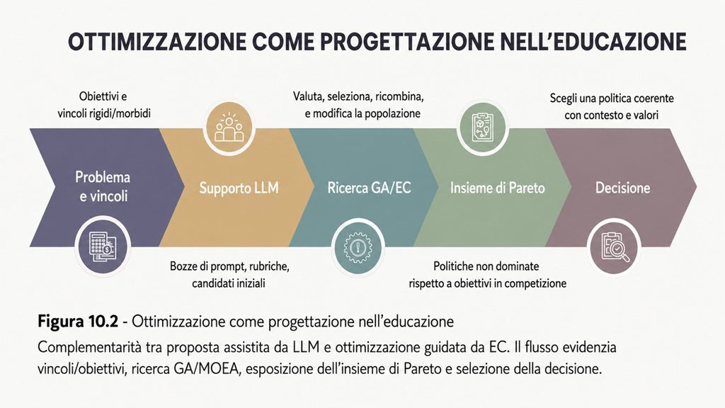 Figura 10.2 - Ottimizzazione come progettazione nell'educazione